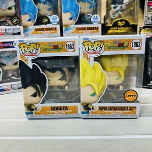 Funko Pop Dragon Ball Super Broly Gogeta #1863 Super Saiyan CHASE y Común *leer - Imagen 1 de 10