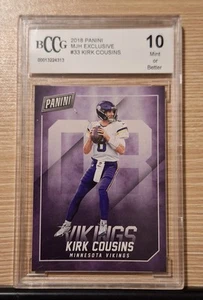Panini MJH 2018 exclusivo Joe Flacco Baltimore Ravens BCCG grado 10 como nuevo - Imagen 1 de 2