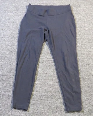 Lands End Pants Womens Medium Black Leggings High Rise Stretch Yoga Activewear - Image 1 of 4