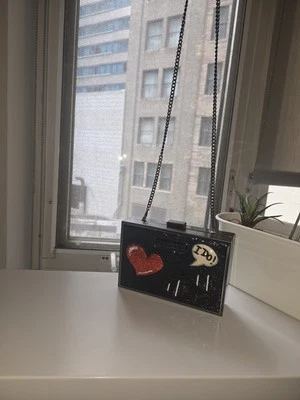 Bolso de mano Love Moschino brillante para mujer Foto 1 de 4