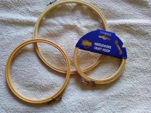 3 x Wooden Hoops - Picture 1 of 1
