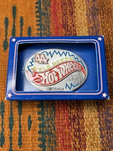 Vintage Hot Wheels Kyle Petty Nascar Belt Buckle Enameled NEW - Picture 1 of 2