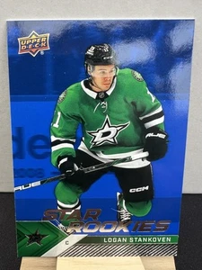 2024-25 Upper Deck NHL Star Rookies Logan Stankoven Dallas Stars #2  Blue RC - Picture 1 of 2