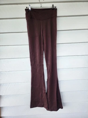 Glassons rest azured flares pants brown Leggings Size 6 Extra Small XS - Image 1 of 4