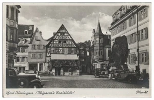 V7623/ Bad Kissingen Weigand`s Gaststätte Autos Foto AK 1949 - Bild 1 von 2