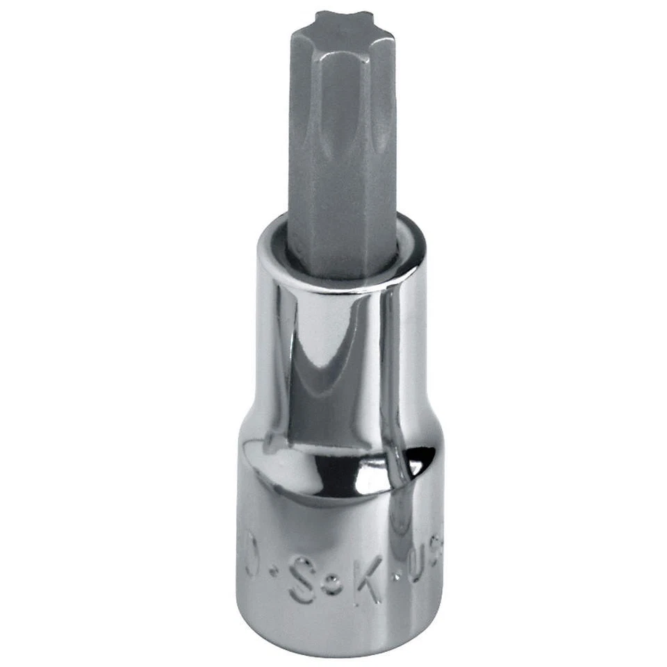 SK PROFESSIONAL TOOLS 42927 Socket Bit, Steel, 1/4 in, TpSz T27 12A349 - Image 1 of 1