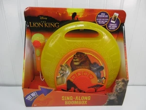 Disney El Rey León Sing Along Boombox Compatible con MP3 Reproductor de Música para Niños Nuevo 3+ - Imagen 1 de 16