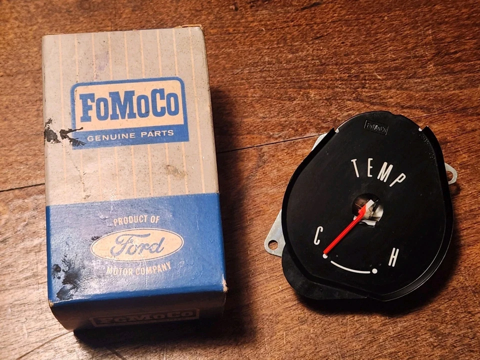 NOS FoMoCo Ford 1965 MERCURY MARAUDER DASH TEMPERATURE GAUGE C5MY-10883-A - Image 1 of 4