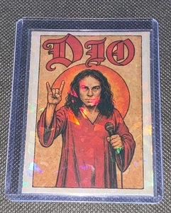 Dio - Ronnie James Dio Custom Art Holofoil Refractor Prizmatic Card - Bild 1 von 3