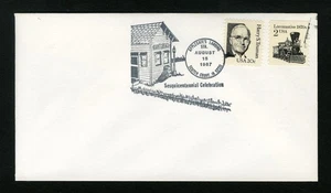 1987 Event Cover Scotch Grove Iowa Sesquicentennial Slogan Cancel sc 1862 + 2226 - Picture 1 of 2
