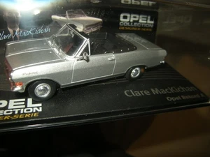 1:43 Ixo / Altaya Opel Collection Opel Rekord A Cabrio silber C. MacKichan in VP - Picture 1 of 1