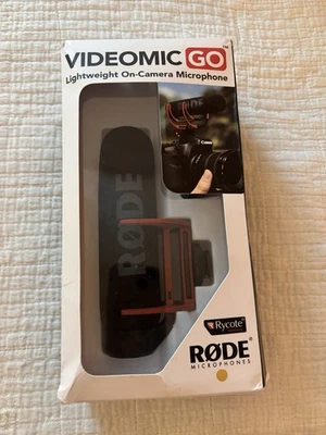 Micrófono ligero para cámara RØDE VideoMic GO para creación de contenido, nuevo en caja Foto 1 de 4