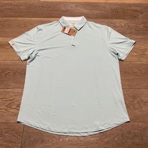 Nueva Camisa Polo Mantra Hombres XL Azul Glacial Golf Rendimiento Cuello Punto Nueva con Etiquetas - Imagen 1 de 8