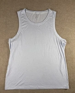 Nike Yoga Dri-FIT Tank Shirt Mens Medium Light Blue Sleeveless Athletic Gym Top - Picture 1 of 7