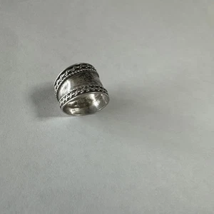 Grober Ring Silberfarben - Bild 1 von 3