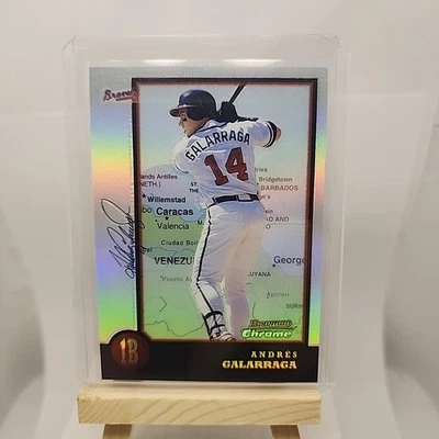 1998 Bowman Chrome - Andres Galarraga #276 International Refractor - Image 1 of 2