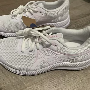 ASICS Women's Gel-Contend 7 Walking Shoes, Size 6.5 White/pink - Picture 1 of 8