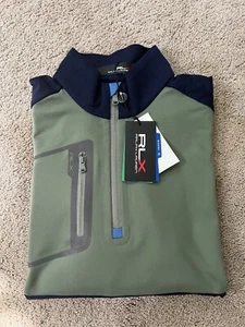 Polo Ralph Lauren RLX Mens M Performance long sleeve Golf shirt NWT - Picture 1 of 8