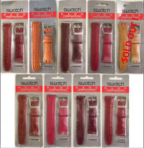SWATCH IRONY BAND LEDERARMBAND - CHRONO SCUBA 200 SYSTEM51 - 19 MM - BLISTERPACKUNG - Bild 1 von 17
