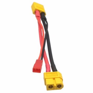 Adaptador conector XT60 macho a hembra JST macho alimentación en línea DJI FPV LED 12# 4" - Imagen 1 de 5