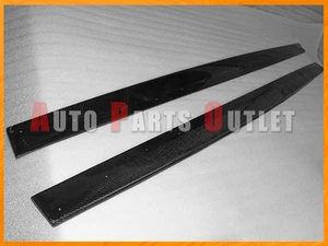 P Style Carbon Fiber Side Skirt Add-on Lip For 2015-2019 BMW F80 M3 Only - Picture 1 of 2