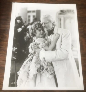 Shirley Temple, Lionel Barrymore 1935 The Little Coronel - Fotografía brillante en blanco y negro - Imagen 1 de 3