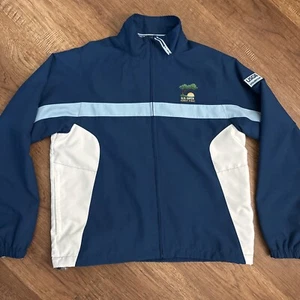 US Open Golf Jacket Women Small Torrey Pines Sd Windbreaker Blue Zip Up B0214 - Picture 1 of 14