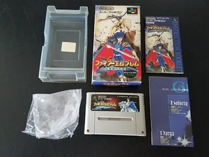 Nintendo Super Famicom SFC Fire Emblem Seisen no Keifu Completo CIB Importación Japón - Imagen 1 de 3