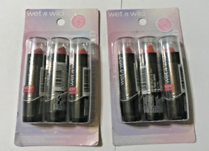 Wet n Wild Silk Finish Lipstick Stocking Stuffer Set (3) Lot Of 2 In Box