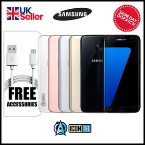 Samsung Galaxy S7 G930F 32GB Black White Rose Gold Unlocked - Pristine CONDITION - Picture 1 of 14