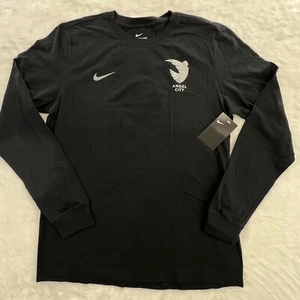 Angel City FC Nike Shirt Unisex M Sol Rosa Crest Schwarz Langarm Neu mit Etikett NWSL WoSo - Bild 1 von 17