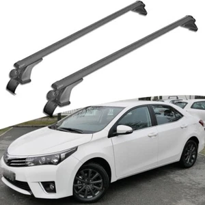 Cross Bar Roof Rack Bars Crossbars Fits For Toyota Corolla Sedan E170 2013-2016 - Picture 1 of 19