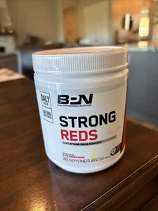 BPN Strong Reds Strawberry Superfood Powder 30 Servings Performance 12/2024 - Picture 1 of 3