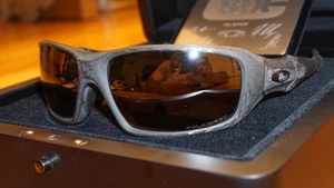 New Authentic OAKLEY 93/250 C SIX Carbon Fiber/Tungsten Irid Polar OO4047-02 - Picture 1 of 12