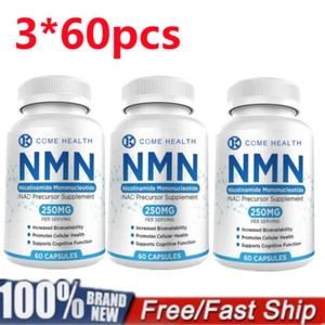 3X NMN Nicotinamide Heart & Anti-Aging AntioxidantCaps NADPrecursor Supplement~ - Picture 1 of 14