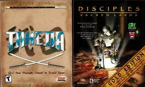 Takeda & Disciples Sacred Lands Gold Edition PC Both New Sealed Big Box XP - Picture 1 of 2