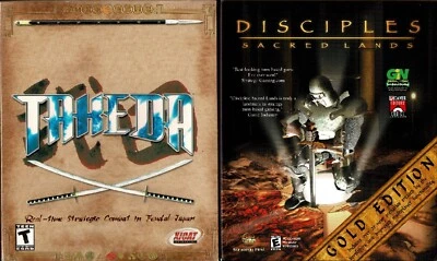 Takeda & Disciples Sacred Lands Gold Edition PC Both New Sealed Big Box XP - Image 1 of 2