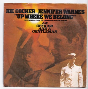 (Q516) Joe Cocker & Jennifer Warnes, Up Where We Belong - 1982 - 7" vinyl - Picture 1 of 2