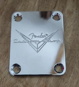 neck plate Fender CUSTOM SHOP / without series number / sans numero de serie - Picture 1 of 6