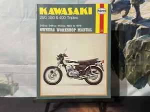 Kawasaki 250, 350 & 450 Triples 1972-1979 2 Stroke Owners Manual - Picture 1 of 7