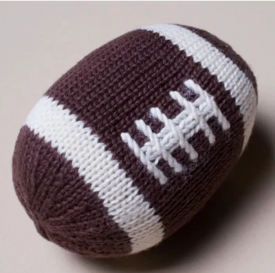 NUEVO Estella Algodón Orgánico Bebé Juguete Fútbol Sonajero Hecho a Mano Lujo Juguete Suave Foto 1 de 2