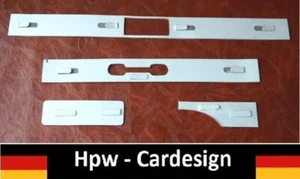 Befestigung  Bleche Halter Holz Armaturenbrett Set 4 Tlg. Mercedes W123 C123 - Picture 1 of 3