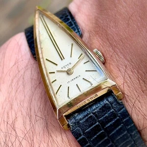 1950s Royce Asymmetrical Design Manual Winding Unisex Watch - Picture 1 of 10