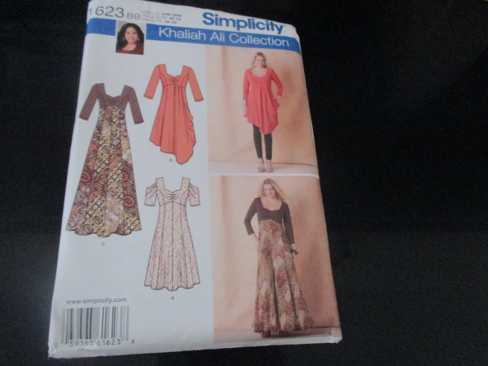 UNCUT SIMPLICITY SEWING PATTERN~2219~DAY/EVENING DRESSES - Image 1 of 1