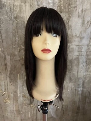 100% EUROPEAN VIRGIN HUMAN HAIR 21.5" BROWN - Image 1 of 4