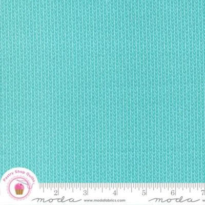Moda BOUNTIFUL BLOOMS 37667 18 Blue Aqua Stripe SHERRI & CHELSI Quilt Fabric - Image 1 of 4