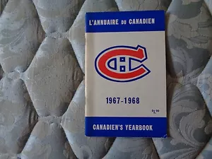 1967-68 MONTREAL CANADIENS MEDIA GUIDE YEARBOOK 1968 STANLEY CUP CHAMPIONS!! - Picture 1 of 12