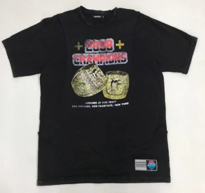 Pink Dolphin 2008 Champions Ring Black Sample T Shirt 100%AUTHENTIC black size L - Image 1 of 4