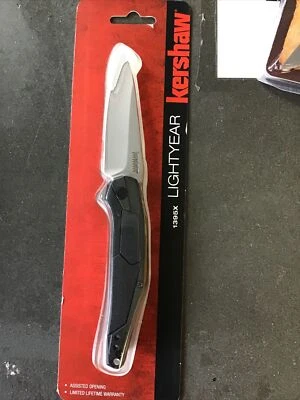 Cuchillo plegable abierto Kershaw 1395 Lightyear Linerlock Assist negro Foto 1 de 2