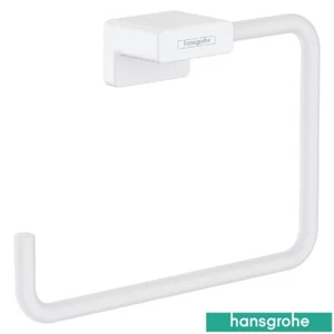 Anillo de toalla montado en la pared blanco mate Hansgrohe AddStoris - Imagen 1 de 7